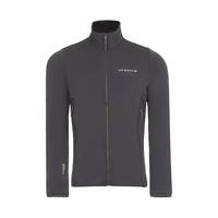 潮流百搭 男式深灰色华夫格运动软壳衣