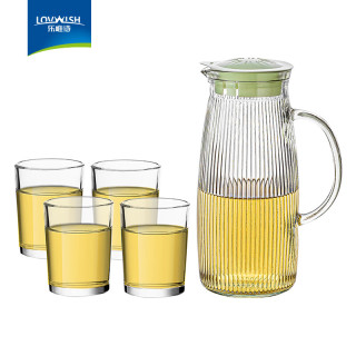 乐唯诗 高档轻奢茶具5件套 4杯1壶