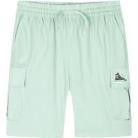 Converse匡威儿童装男童短裤2024夏季中大童女童休闲运动裤子五分裤 芦荟绿 130/56