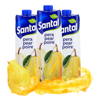 SANTAL/圣涛 意大利 梨汁  梨汁1L*3瓶 塑膜包装 1000