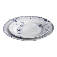 RoyalCopenhagen皇家哥本哈根蓝色缤纷唐草手绘餐具盘子菜盘家用餐盘19cm餐盘 蓝色缤纷唐草-餐盘19cm