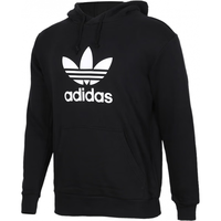 阿迪达斯 (adidas) 三叶草卫衣男装春季新款跑步健身运动服饰防风连帽长袖套头衫 DT7964/内里毛圈 XS