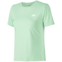 斯凯奇(Skechers)女吸湿速干透气圆领短袖上衣运动T恤P224W115 地衣绿/0421 XL