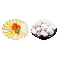 荆八宝 鱼糕 荆州草鱼糕手工鱼丸子 湖北特产 火锅食材半成品菜熟食速食 鱼糕1袋+鱼丸1袋