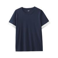 INMAN/茵曼 宽松舒适 女士短袖T恤