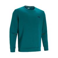 安德玛（UNDERARMOUR）Unstoppable男子双面针织圆领训练运动卫衣1381688 苔绿色449 XL