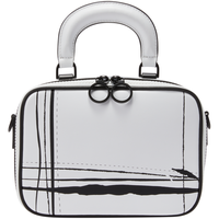 格纹拉链手提斜挎小方包女CK2-80151237