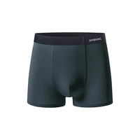 JianJiang 健将 男士平角内裤套装 JM199 3条装(午夜蓝+海军蓝+暗紫) XXL