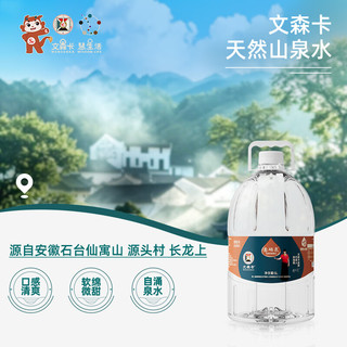 文森卡 天然含硒弱碱性软水饮用山泉水 5L*2桶
