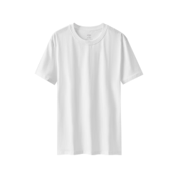 京舒棉 短袖t恤男10A抑菌新疆棉衣服男装短t打底衫耐黄变 白色 XL