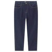 佐丹奴裤子男装水洗五袋款中腰针织牛仔长裤 18112066