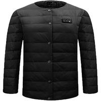 玺樊电热羽绒服女款充电智能控温加热外套冬季防寒保暖发热衣服内搭男 红色男女同款【送1万毫安充电宝】 S 体重【80-90斤】