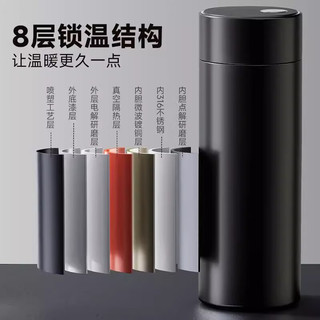 PAKCHOICE保温杯男女士高颜值水杯316陶瓷内胆咖啡杯学生吸管杯双饮随行杯