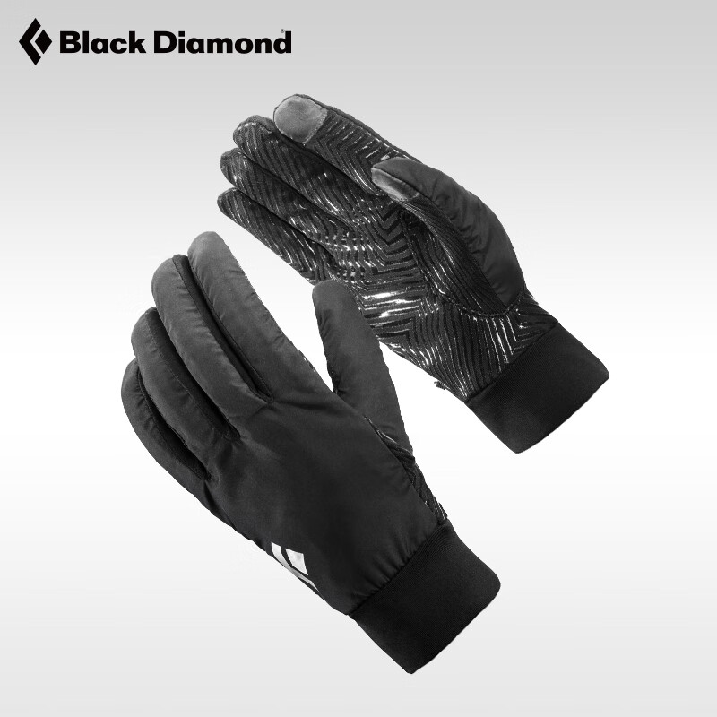 Black Diamond黑钻Mont Blanc山地竞速手套勃朗峰超轻黑色触屏手套通用801149 黑色 S