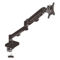 NP-MS101显示器支架 机械臂 电脑支架桌面夹式底座 屏幕升降悬空托增高架MS101黑17-32英寸