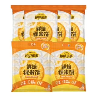 乐事 鲜焙裸米饼原味 640g