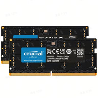 铂胜 BALLISTIX Crucial 英睿达 64GB套装DDR5 5600MHz笔记本内存条 SODIMM 262针 32GBx2 兼容英特尔13代酷睿AMD锐龙6000