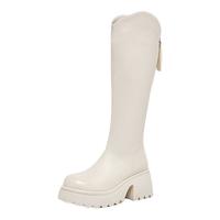 Lee Cooper 秋冬款老爹鞋男女款加绒厚底马丁靴