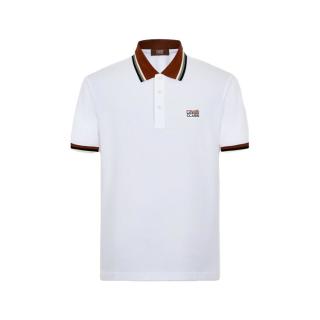 【品牌logo 条纹撞色】春夏休闲舒适男式短袖polo衫