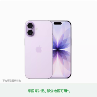 国家补贴：苹果 Apple iPhone 17 5G手机