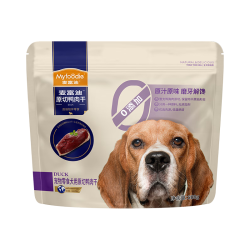 麦富迪 狗狗零食 宠物零食肉干肉条成犬幼犬通用训狗励零食 原切鸭肉干 800g