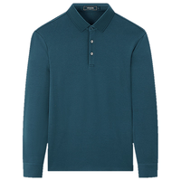 雅戈尔POLO衫男优质棉莫代尔混纺平纹特柔面料男POLO衫柔软舒适2025 墨绿VLYM519961PCA L (135-150斤)