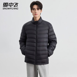 雪中飞 冬季新款百搭潮流轻薄保暖立领羽绒服