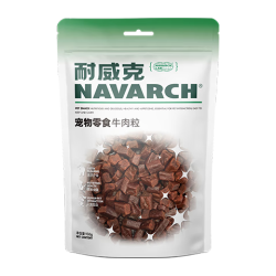 耐威克 狗零食 牛肉粒150g 通用狗狗猫咪宠物零食