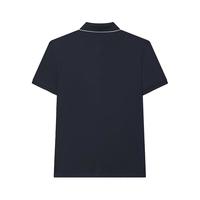 FILA 男装针织短袖POLO衫2025夏季休闲基础凉感上衣 传奇蓝-NV XL 180/100A/XL