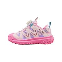 天美意天美意儿童运动鞋女童鞋子男童老爹鞋2024秋冬轻便软底跑步鞋 银星海棠粉 26