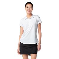 迪卡侬透气速干polo衫高尔夫运动服装夏季青春白M-4478763
