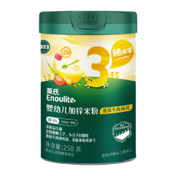 英氏 多乐能系列 加锌营养米粉 国产版 3阶 番茄牛肉味 258g