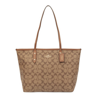 COACH 蔻驰 经典标志双面老花city30托特包 F58292