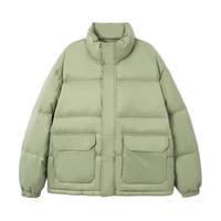 清仓gxgjeans男装外套上衣2022年冬季短款加厚保暖面包服羽绒服男