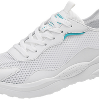 双星 跑步鞋男秋季透气网面鞋跑鞋超轻软底运动鞋单层大网眼网鞋子