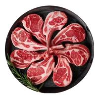 午羊 宁夏滩羊肉 生鲜肚包肉羊肉新鲜羊肚包冷冻真空袋装火锅烧烤食材 法式羊排250g3-4支