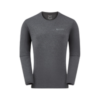 MONTANE盟泰恩APOLLOS系列男款速干T恤户外防晒吸湿透气抑菌排汗舒适徒步 岩石灰（长袖款） M