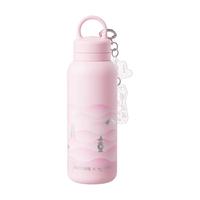 HAERS 提手不锈钢保温杯 荷韵粉黛 500ml