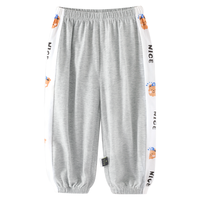 【轻薄防蚊裤】夏宝宝裤子纯棉男童女童防蚊裤萌趣婴幼裤子