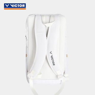 威克多（VICTOR）羽毛球包 多功能大容量限定款独立鞋仓双肩包双肩背包3支装拍包 三支装拍包 AM（白/宁静蓝）
