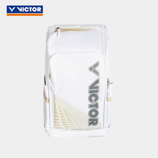 威克多（VICTOR）羽毛球包 多功能大容量限定款独立鞋仓双肩包双肩背包3支装拍包 三支装拍包 AM（白/宁静蓝）