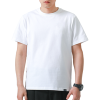 南极人 短袖T恤男女圆领套头背心汗衫宽松打底衫白 XL