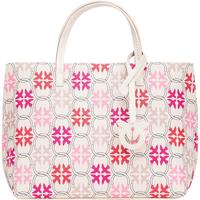 【礼赠甄选】PINKO2024夏季老花撞色大容量手提托特包102833A1EM