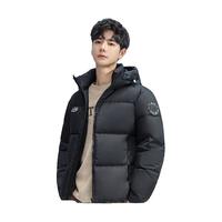 鸭鸭(YAYA)羽绒服男士短款冬季时尚商务休闲百搭连帽保暖外套PG