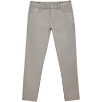 杰克·琼斯（JACK&JONES）夏季时尚潮休闲长裤百搭舒适纯色微弹修身牛仔裤男224232100 E13灰棕 常规 175/80A/MR