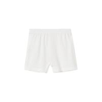 童泰（TONGTAI）女宝短裤夏季莫代尔儿童裤子女童双层内裆打底裤中小童三分裤 白色 110cm