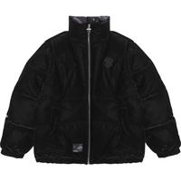 Aape男秋冬猿颜徽章可拆卸袖管两穿面包羽绒服外套7603XXL