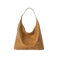 CASSILE卡思乐包包2024头层牛皮hobo高级感植鞣单肩包女潮