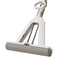 Airline 尔蓝 免手洗对折式38cm胶棉拖把家用免手洗懒人海棉拖布2个头AL-JM08