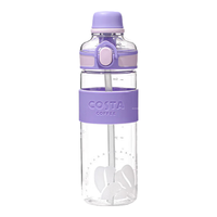 COSTA保温杯保温壶儿童双饮水杯大容量杯子男女水壶长春花蓝 运动水杯-长春花(蓝)700ml